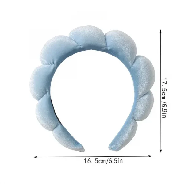 Sponge Spa Headband and Wristband Set