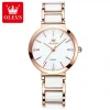 OLEVS Women Quartz Watch Ceramic Strap