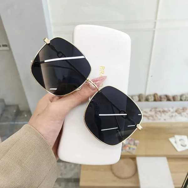 Rimless Square Sunglasses for Women