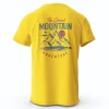 Men's Hiking Outdoor T-Shirt with Double Printed Design