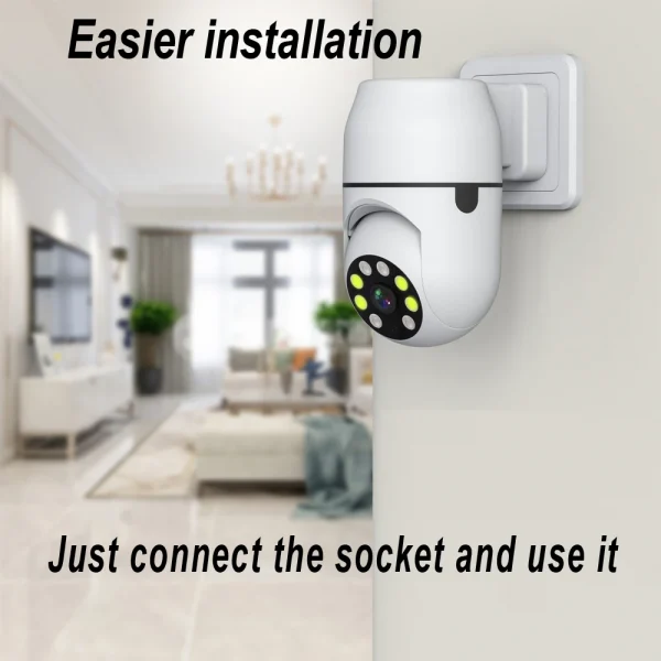 Smart Life Wireless Camera IP HD Tuya Human Auto Tracking Cctv Security Surveillance Color IR Night Vision Indoor Wifi Home Cam