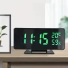 Digital LED Alarm Clock with Temperature