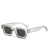 Small Rectangle Thick Frame Sunglasses
