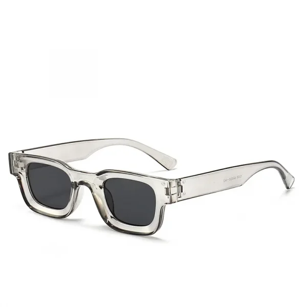 Small Rectangle Thick Frame Sunglasses