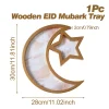 Eid Mubarak Wooden Tray Ramadan Decoration