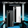 120W Power Bank 500000mAh High Capacity Super Fast Charging Power Bank Portable External Battery Charger For iPhone17 16 Huawei