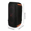 Speaker Dust Cover No Removal Protective Case Scratch-resistant Dust Protection Case for JBL Partybox 110 Portable BT Speaker