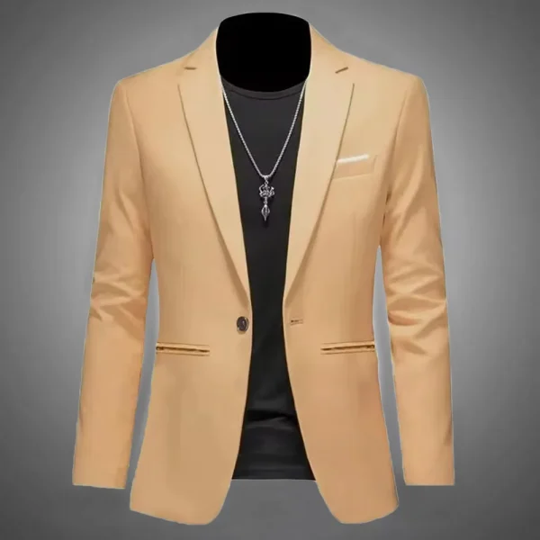 Men's Trendy Leisure Boutique Suit Jacket  Autumn Casual Business Slim