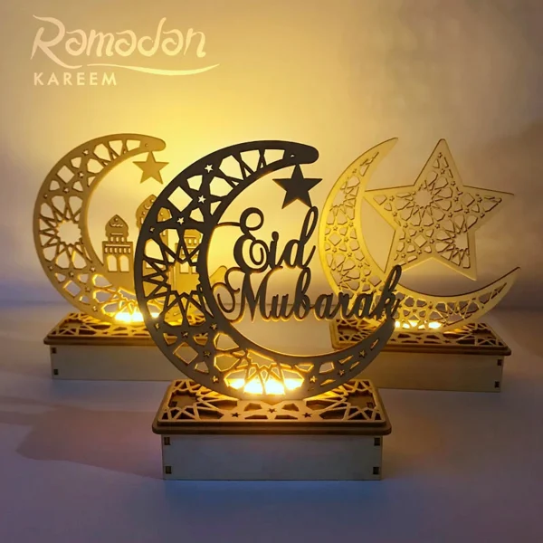 Eid Mubarak Night Light Ramadan Decoration