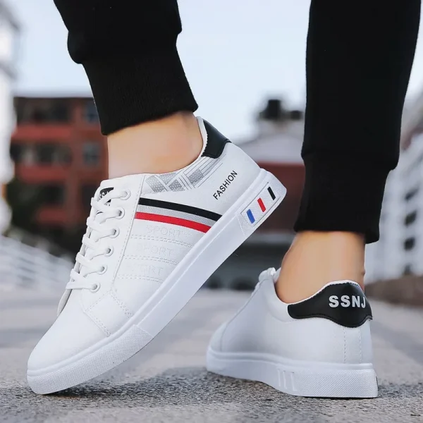Men's White Casual Sneakers