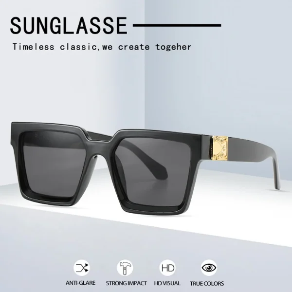 Retro Square Sunglasses for Men