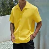 Men Short Sleeve Casual Summer Shirt