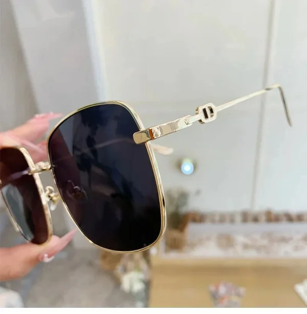 Rimless Square Sunglasses for Women