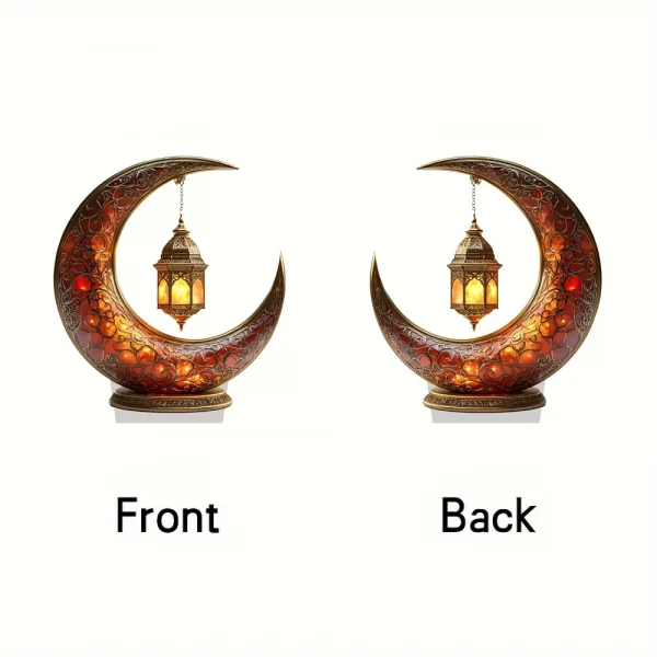 Eid Table Top Acrylic Moon Centerpieces