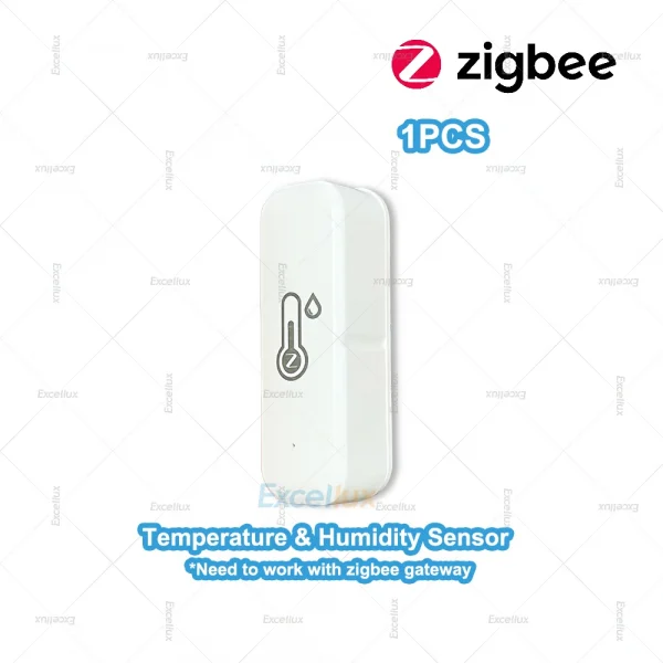 Smart Zigbee Temperature And Humidity Sensor Smart Home Hygrometer Thermometer APP Remote Monitoring Works with Zigbee Gateway