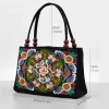 Stylish Floral Embroidered Handbag