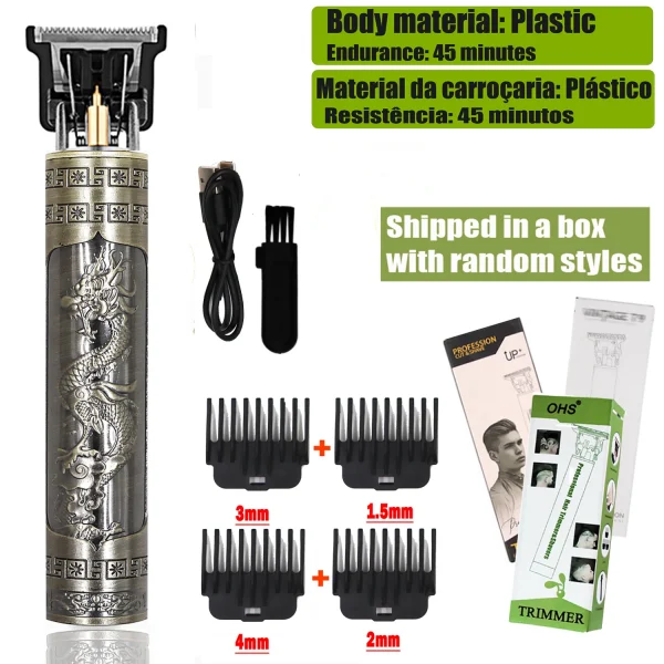 T9 Cordless Electric Hair Shaver and Trimmer for Men