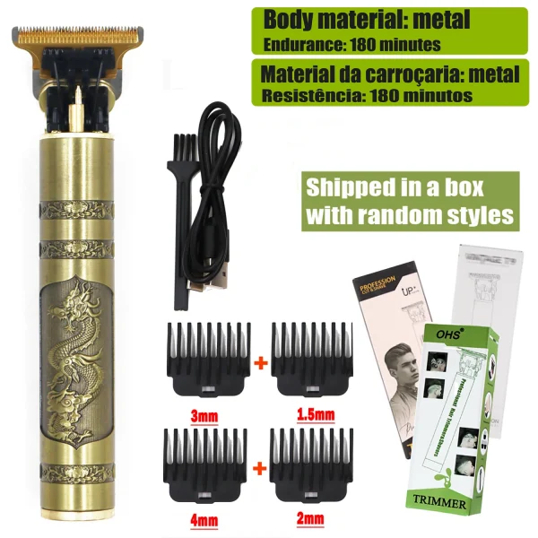 T9 Cordless Electric Hair Shaver and Trimmer for Men