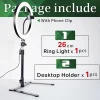 Photography Tripod with Ring Light and Phone Holder