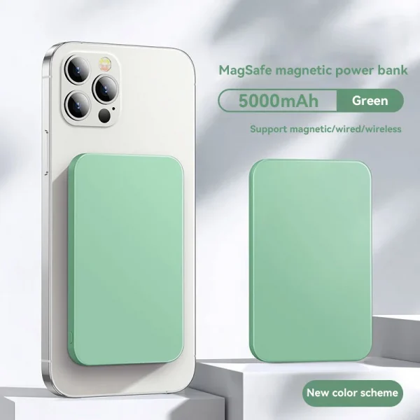 50000mAh Magnetic Power Bank 22.5W PD Fast Charging with Wireless Charger Portable Battery for iPhone 17 16 15 14