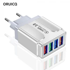 4-Port USB Wall Charger QC 3.0