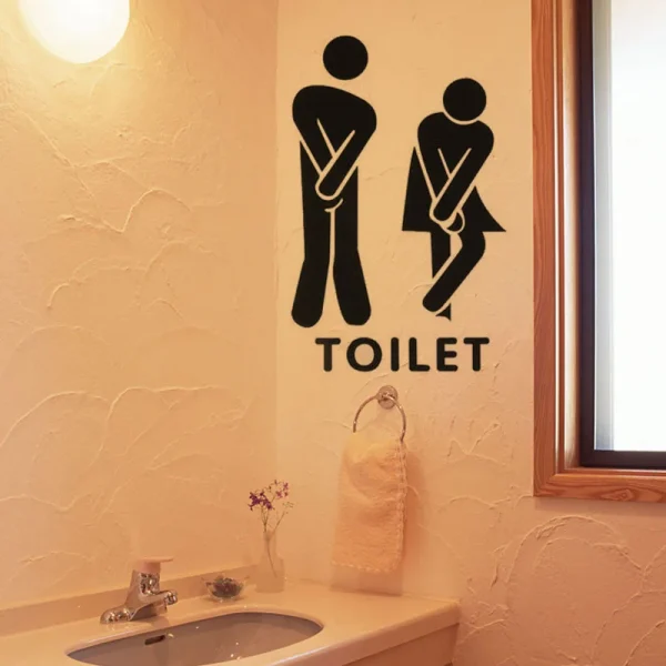 Toilet Wall Stickers