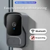 Smart Wireless Video Doorbell Camera Alarm Security Remote Monitoring Two-Way Intercom High Definition Night Vision for Home