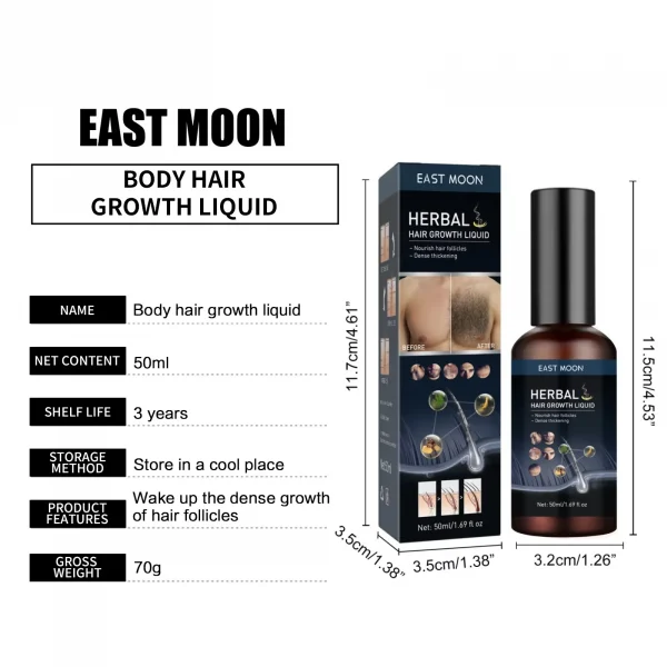 Hair Growth Serum for Chest Body Hair