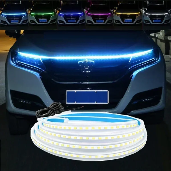 LED  Car Daytime Running Light DRL With Turn Signal Lamp Car