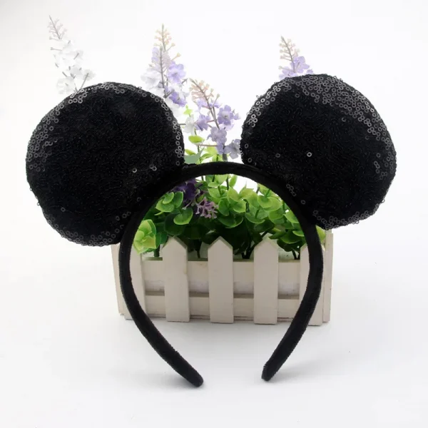 Cartoon Mouse Ears Sequin Headband