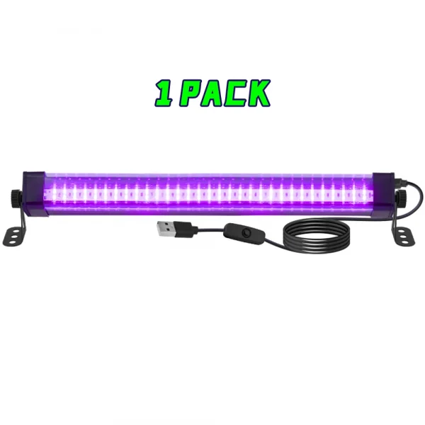 LED Black Light Tube-with switch, 360 degree rotation,