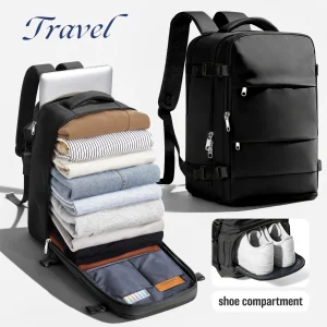 Women Men Hand Luggage Backpack Business College Laptop Travel Backpack