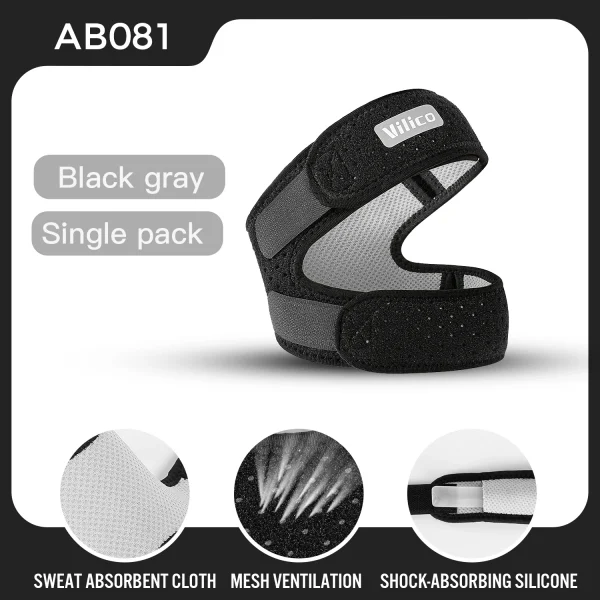 PCS Sports Kneepad Double Patellar Knee Patella Tendon Support Strap