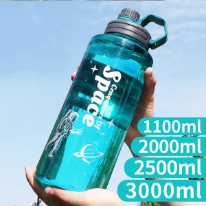 1.5L 2L 3L Large Capacity Sports Water Bottle Outdoor