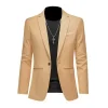 Men's Trendy Leisure Boutique Suit Jacket  Autumn Casual Business Slim