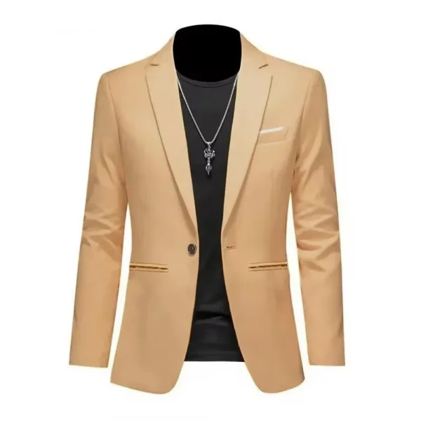 Men's Trendy Leisure Boutique Suit Jacket  Autumn Casual Business Slim