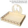 Eid Mubarak Wooden Tray Ramadan Decoration