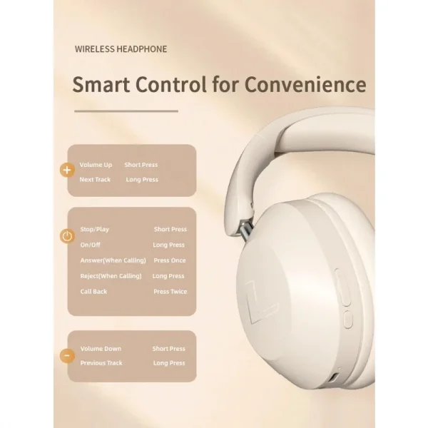 Over-ear Bluetooth Headphones