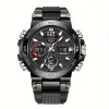 Waterproof Dual Display Sports Watch for Men