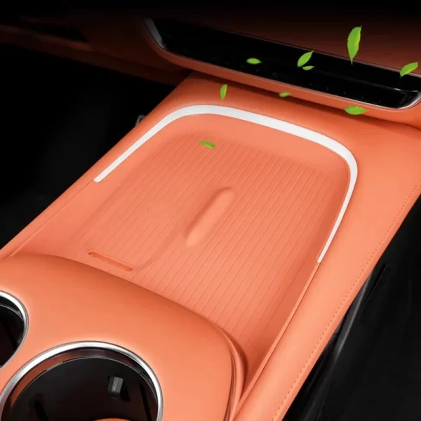 Car Center Control Wireless Charging Silicone Panel Anti-slip S07 S7 Interior