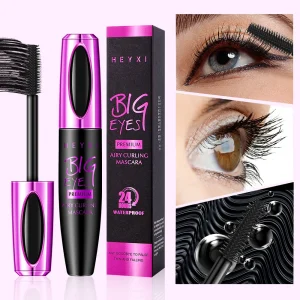 Mascara, Not sticky, Not greasy, Curled up, Makes the eyes look more