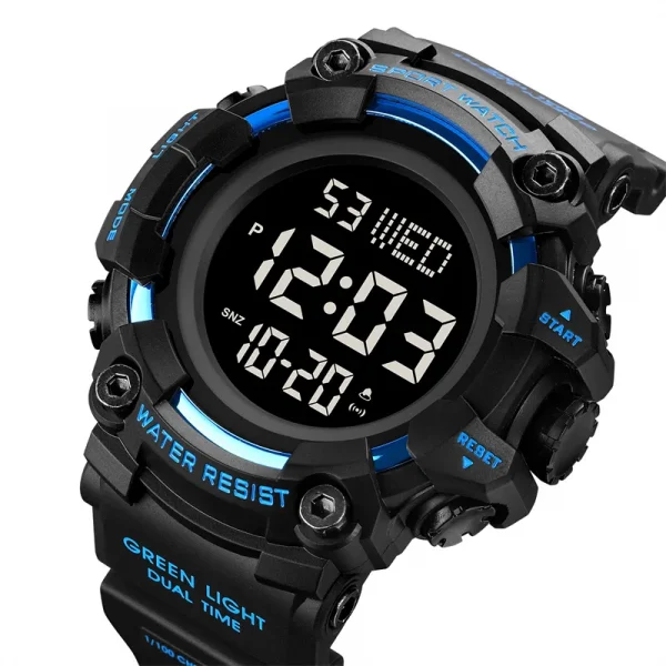 Skmei Waterproof Dual Time Digital Sports Watch
