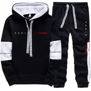 Men's Hooded Sweatshirts Sweatpants Paris Fashion