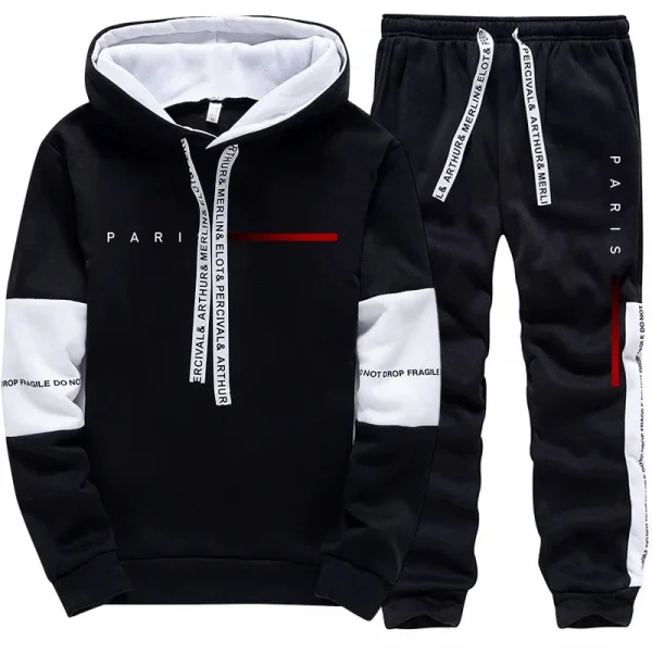 Men's Hooded Sweatshirts Sweatpants Paris Fashion