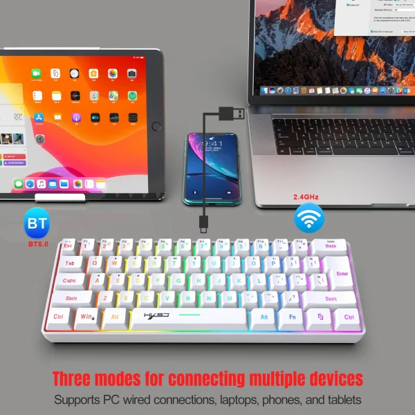 Wireless Bluetooth RGB Backlit Keyboard