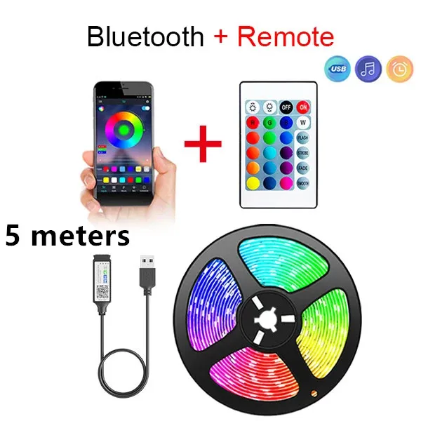 Bluetooth LED Strip Lights Smart APP Control