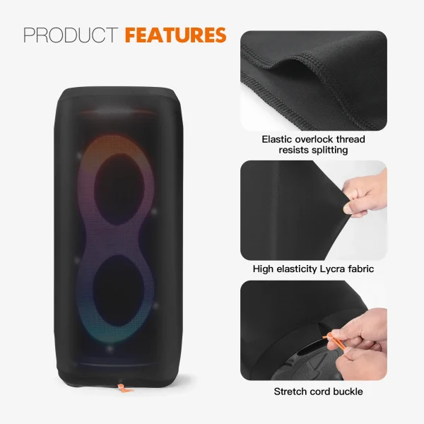 Speaker Protective Cover Dustproof Sleeve Protector Portable Party Speaker Dust Case Cover Accessories for JBL PartyBox 720