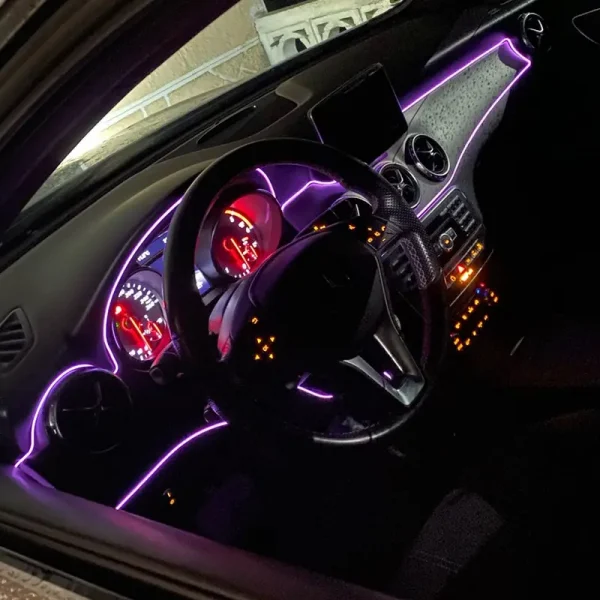 5m Car Interior Atmosphere Lighting LED Strip 5V DIY Flexible
