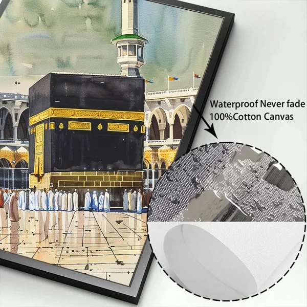 Al-Aqsa Mosque Kaaba Islamic Home Decor Cuadros