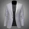 Men's Trendy Leisure Boutique Suit Jacket  Autumn Casual Business Slim